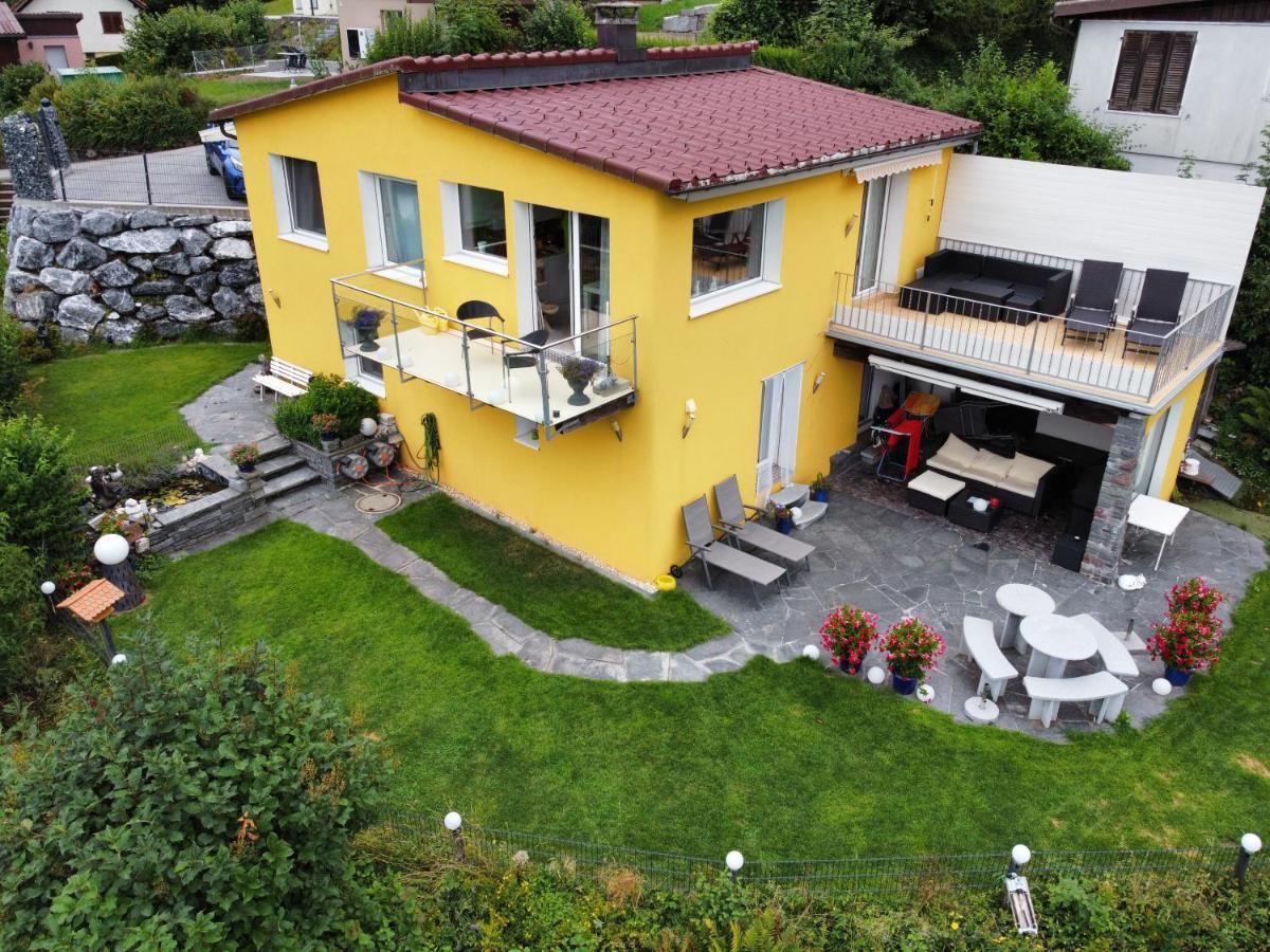 Bijouswiss " Yellow House" Oberterzen Exteriér fotografie