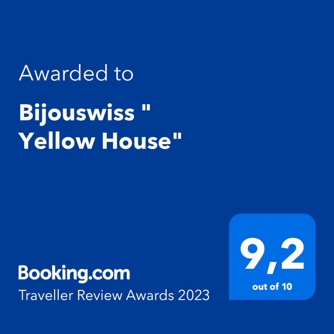 Bijouswiss " Yellow House" Oberterzen Exteriér fotografie