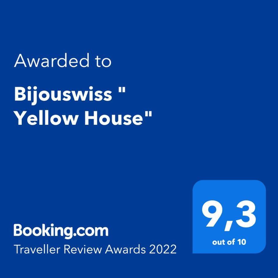 Bijouswiss " Yellow House" Oberterzen Exteriér fotografie