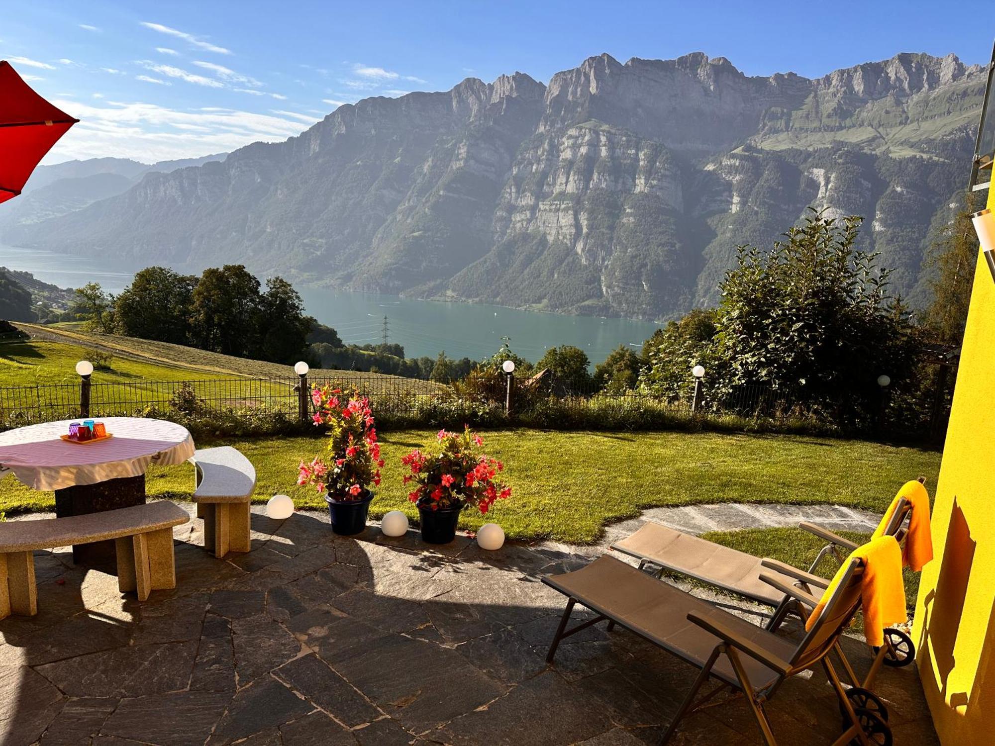 Bijouswiss " Yellow House" Oberterzen Exteriér fotografie